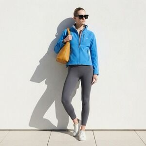 Sierra Designs Womens Blue Softshell‎ Fleece Lined Full Zip Jacket Small